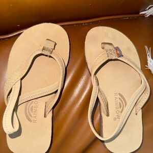 Toddler Rainbow Beige Sandals Size 9/10